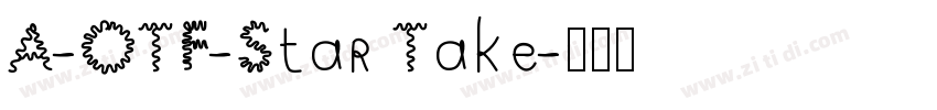 A-OTF-Star Take字体转换